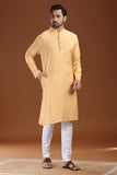 ULTRA SOFT YELLOW BAMBOO COTTON KURTA