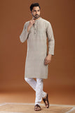 dobby cotton long kurta for men, traditional wear, breathable fabric