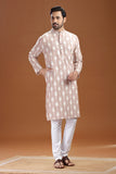HANDWOVEN IKAT FINE COUNT COTTON LONG KURTA