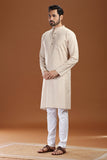 ULTRA SOFT BEIGE BAMBOO COTTON KURTA
