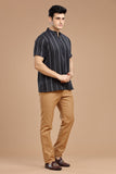 DOBBY COTTON SHORT KURTA HALF SLEEVES