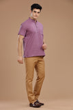 DOBBY COTTON SHORT KURTA HALF SLEEVES