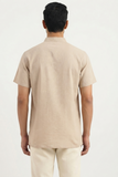 TEXTURED SOFT COTTON SHORT KURTA HALF SLEEVES