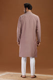 ULTRA SOFT BROWN BAMBOO COTTON KURTA