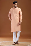 viscose silk long kurta for men, traditional wear, breathable fabric