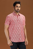 HANDWOVEN IKAT FINE COUNT COTTON SHIRT