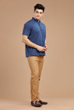 DOBBY COTTON SHORT KURTA HALF SLEEVES