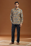 KALAMKARI HAND BLOCK ORGANIC DYE SHIRT