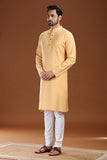 ULTRA SOFT YELLOW BAMBOO COTTON KURTA