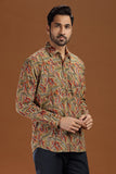 KALAMKARI HAND BLOCK ORGANIC DYE SHIRT