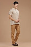 DOBBY COTTON SHORT KURTA HALF SLEEVES