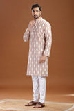 HANDWOVEN IKAT FINE COUNT COTTON LONG KURTA