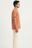TEXTURED SOFT COTTON SHORT KURTA HALF SLEEVES
