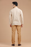 DOBBY COTTON SHORT KURTA FULL SLEEVES