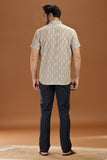 HANDWOVEN IKAT FINE COUNT COTTON SHIRT