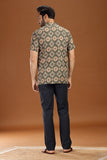 PRINTED COTTON SHORT KURTA HALF SLEEVES