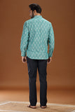 HANDWOVEN IKAT FINE COUNT COTTON SHIRT