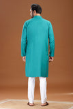 ULTRA SOFT GREEN BAMBOO COTTON KURTA