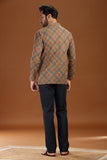 PRINTED COTTON SHORT KURTA FULL SLEEVES