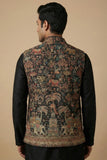 MENS WOVEN JACQUARD WAISTCOAT
