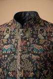 MENS WOVEN JACQUARD WAISTCOAT