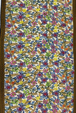 SRIKALAHASTI PEN KALAMKARI NATURAL DYED NELLORE SILK ZARI BORDER SAREE