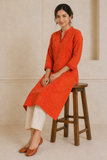 PURE HANDWOVEN WOMEN KURTA