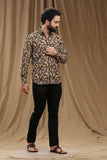 KALAMKARI BLOCK PRINT SHIRT REGULAR FIT