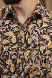 KALAMKARI BLOCK PRINT SHIRT REGULAR FIT