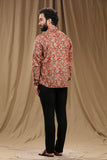 KALAMKARI BLOCK PRINT SHIRT REGULAR FIT