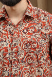 KALAMKARI BLOCK PRINT SHIRT REGULAR FIT