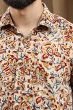 KALAMKARI BLOCK PRINT SHIRT REGULAR FIT