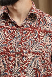 KALAMKARI BLOCK PRINT SHIRT REGULAR FIT