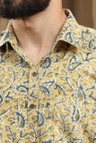 KALAMKARI BLOCK PRINT SHIRT REGULAR FIT