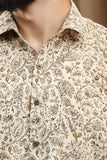 KALAMKARI BLOCK PRINT SHIRT REGULAR FIT