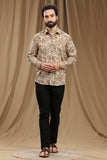 KALAMKARI BLOCK PRINT SHIRT REGULAR FIT