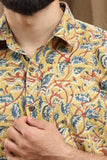 KALAMKARI BLOCK PRINT SHIRT REGULAR FIT