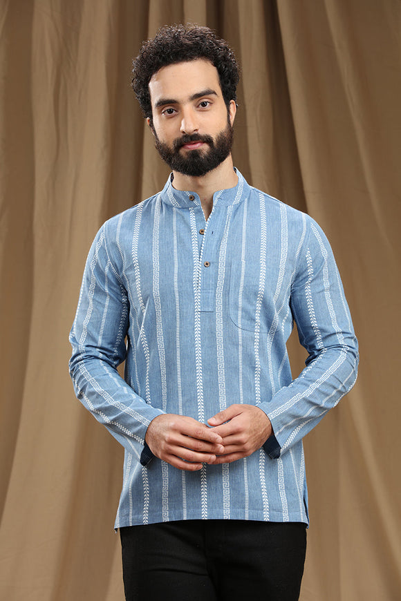 Exquisite Men's Cotton Short Kurta | Full Sleeves,DOBBY COTTON SHORT KURTA,kurtas for men,mens kurtas,men kurtas,men short kurtas,short kurtas for men,mens short kurtas,buy kurtas online,buy online kurtas,mens Full sleeves short kurtas, Trendy Designs, and Unmatched Comfort - Shop Now