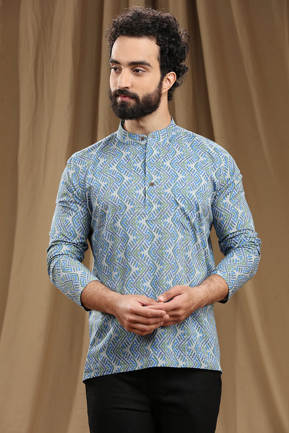 Discover the finest collection of men's cotton short kurtas with Full sleeves, combining trendy designs and unmatched comfort. Explore a wide range of traditional and contemporary patterns that showcase the beauty of Indian craftsmanship. Elevate your style with these exquisite kurtas, perfect for any occasion. PRINTED COTTON SHORT KURTAS,kurtas for men,mens kurtas,men kurtas,men short kurtas,short kurtas for men,mens short kurtas,buy kurtas online,buy online kurtas,mens Full sleeves short kurtas,