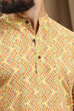 BLOCK PRINTED COTTON SHORT KURTA