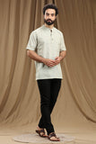 KANTHA COTTON SHORT KURTA