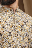 HAND BLOCK KALAMKARI COTTON LONG KURTA