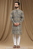 HAND BLOCK KALAMKARI COTTON LONG KURTA