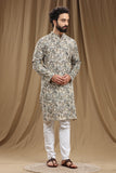 HAND BLOCK KALAMKARI COTTON LONG KURTA