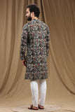 HAND BLOCK KALAMKARI COTTON LONG KURTA