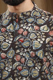 HAND BLOCK KALAMKARI COTTON LONG KURTA