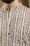 HAND BLOCK KALAMKARI COTTON LONG KURTA