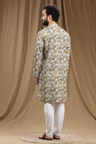 HAND BLOCK KALAMKARI COTTON LONG KURTA