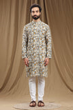 HAND BLOCK KALAMKARI COTTON LONG KURTA