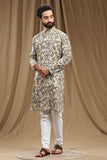 HAND BLOCK KALAMKARI COTTON LONG KURTA